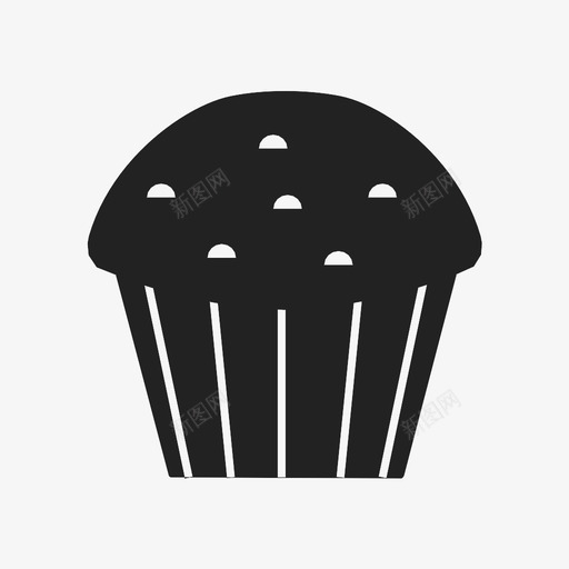 纸杯蛋糕甜点糕点图标svg_新图网 https://ixintu.com 吃 杯形蛋糕 松饼 甜点 糕点 纸杯蛋糕 食物 餐 饲料