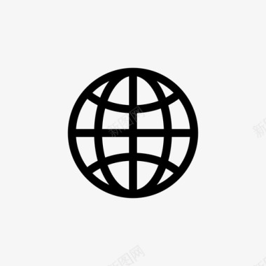 全球连接接地图标图标