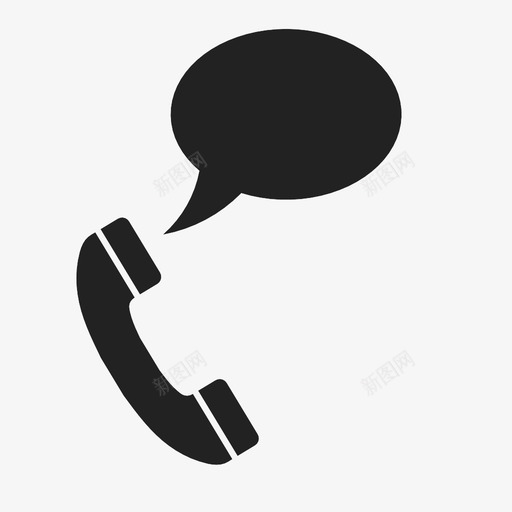电话电话交谈讲话图标svg_新图网 https://ixintu.com 电话 电话交谈 联系 讲话 语音泡沫 连接 通话