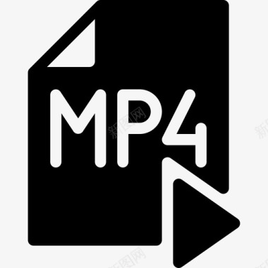 mp4文件声音歌曲图标图标