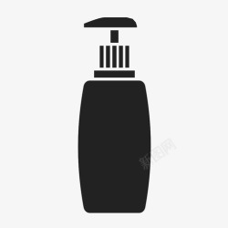 个人卫生用品肥皂分配器护发素液体肥皂图标高清图片