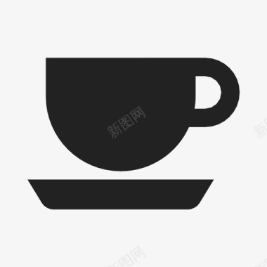 采购产品杯子和碟子咖啡咖啡杯图标图标