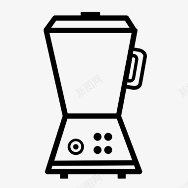 搅拌机加工混合图标图标