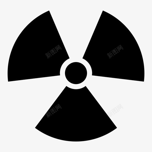 辐射核反应保持防护图标svg_新图网 https://ixintu.com 保持防护 危险 放射性 放射性物质 有毒 核反应 警告 辐射