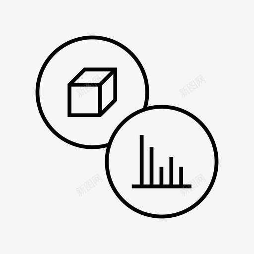 产品统计销售报告图标svg_新图网 https://ixintu.com 产品方案 产品统计 包装 包裹 图形 报告 盒子 立方体 销售 项目