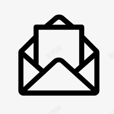 打开邮件阅读邮件阅读信件图标图标