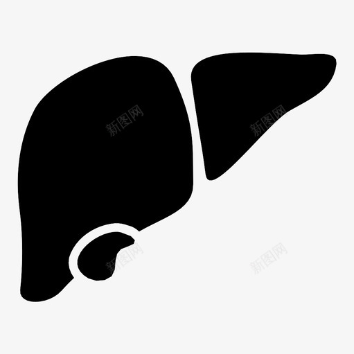 肝脏解剖学生物学图标svg_新图网 https://ixintu.com 健康 器官 图表 教育 生物学 结构 肝脏 解剖学 身体