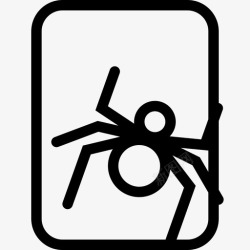 蜘蛛贺卡蜘蛛蜘蛛网纺纱机有毒图标高清图片