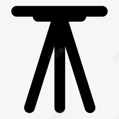 凳子桌子脚凳图标图标