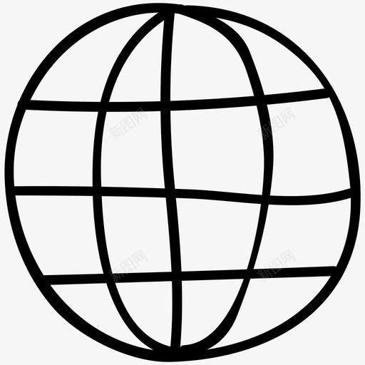 全球世界通用图标svg_新图网 https://ixintu.com 世界 全球 全球地图 地球 媒体手绘涂鸦图标 平面图 手绘 素描 通用