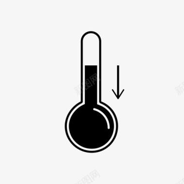 温度计天气暖气图标图标