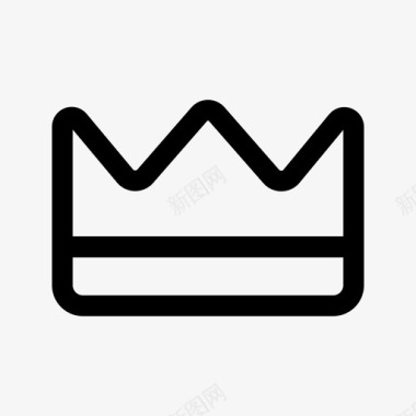 王位君主制权力图标图标