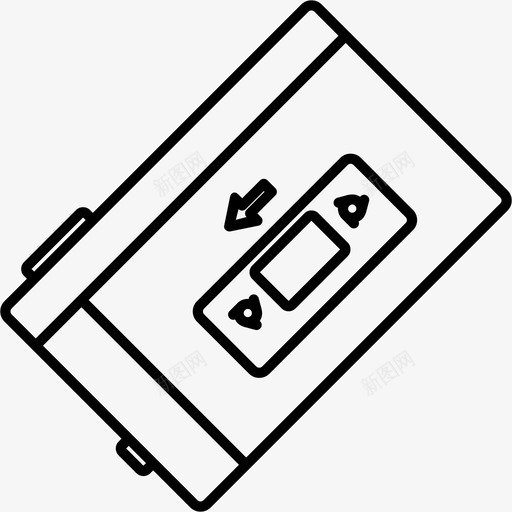 随身听录音机银河守护者图标svg_新图网 https://ixintu.com 倾斜 听 工具 录音机 物体 科技 索尼 银河守护者 随身听 音乐 齿轮