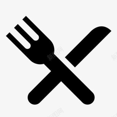 采购产品餐具餐厅刀图标图标
