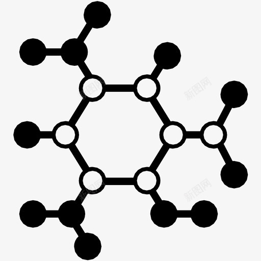 化学键链图标svg_新图网 https://ixintu.com 化学 链 键
