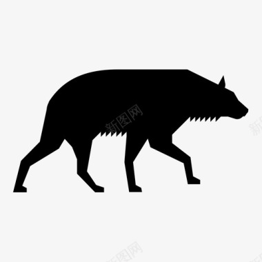 鬣狗动物狗图标图标