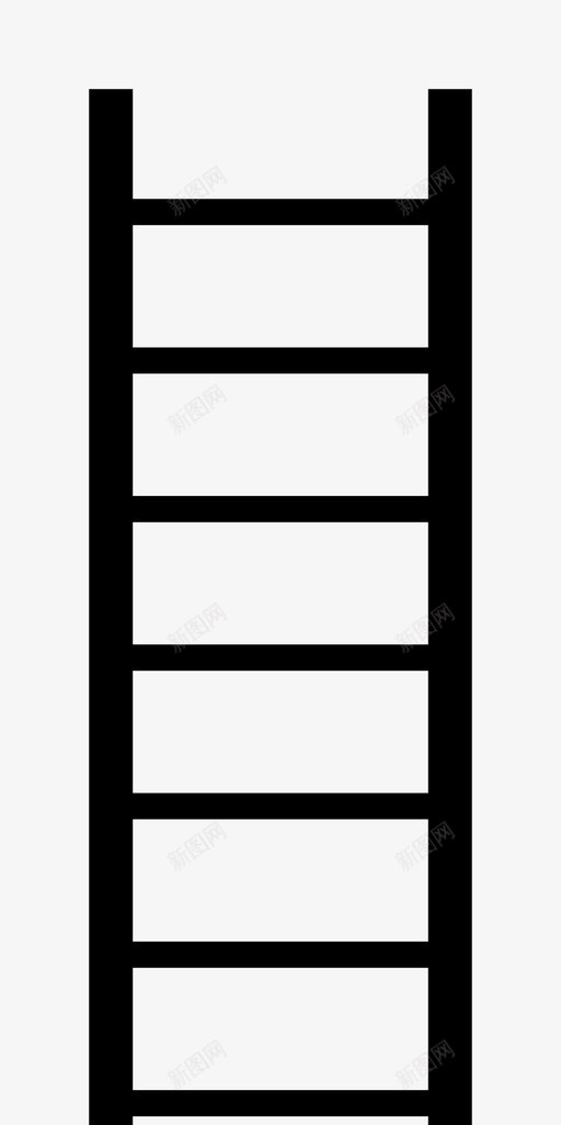 梯子木梯安全梯图标svg_新图网 https://ixintu.com 安全梯 木梯 梯子 消防