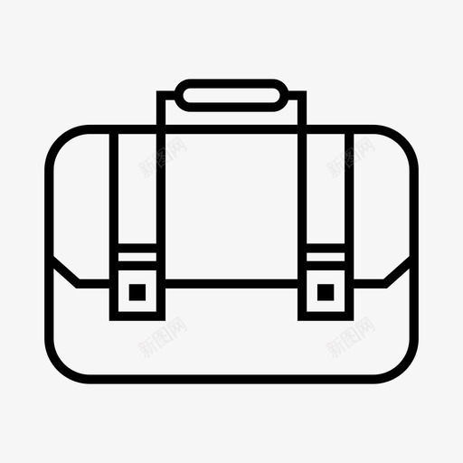 手袋公文包手提箱图标svg_新图网 https://ixintu.com 书包 公文包 小袋 手提箱 手袋 袋子 钱包