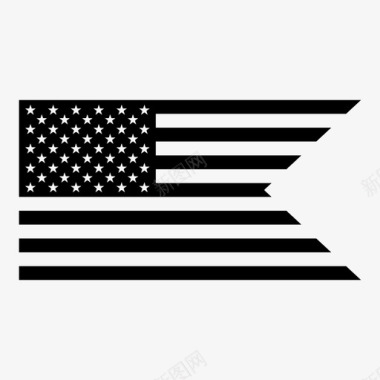 美国国旗美国7月4日图标图标