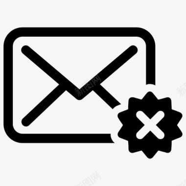 删除邮件垃圾箱邮件图标图标