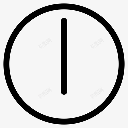 六点钟挂钟时间图标svg_新图网 https://ixintu.com 6点 六点钟 小时 手表 挂钟 早上 时间 晚上