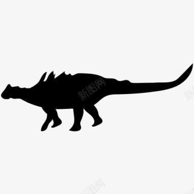 恐龙动物立体图标图标