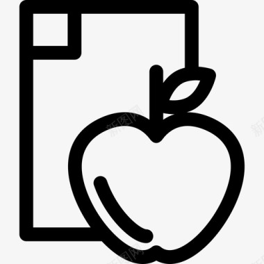 苹果饮食食品医药与健康图标图标