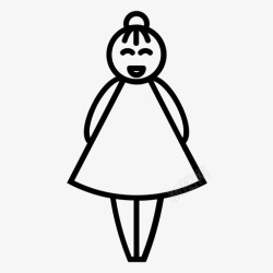 身材很好的小姐女孩女人身材图标高清图片