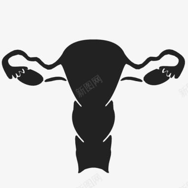 子宫卵子女性图标图标