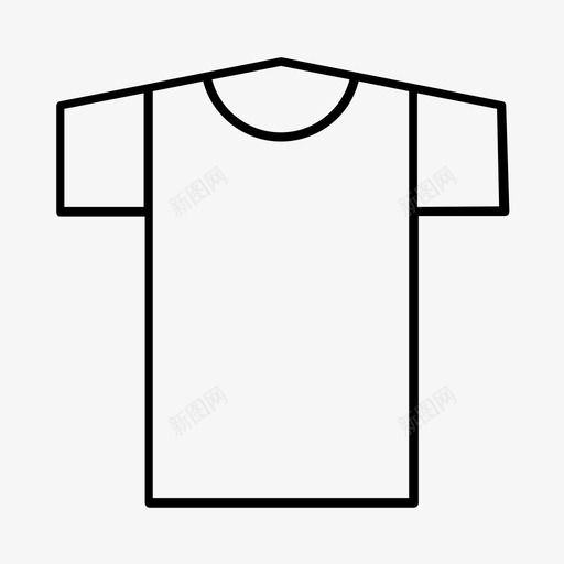 T恤尺码短袖图标svg_新图网 https://ixintu.com T恤 T恤衫 尺码 服装 电子商务 短袖 衣服