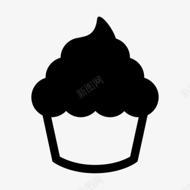 蛋糕甜品糖图标图标