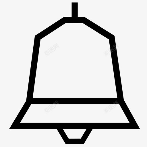 铃声声音噪音图标svg_新图网 https://ixintu.com 叮当 噪音 声音 收费 教堂 教育和学习 警报 铃声