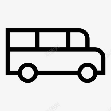 客车汽车公共交通图标图标