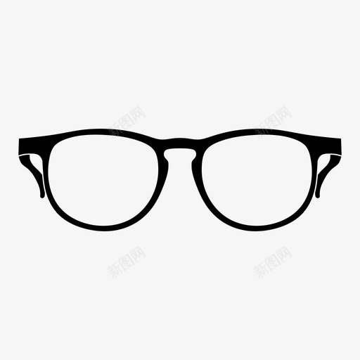 眼镜视图视力图标svg_新图网 https://ixintu.com 外观 框架 眼镜 视力 视图 设计 质量