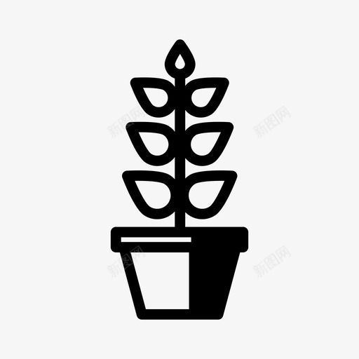 植物装饰水果图标svg_新图网 https://ixintu.com 各种各样的东西 房子 树叶 植物 水果 生物 绿色 自然 装饰