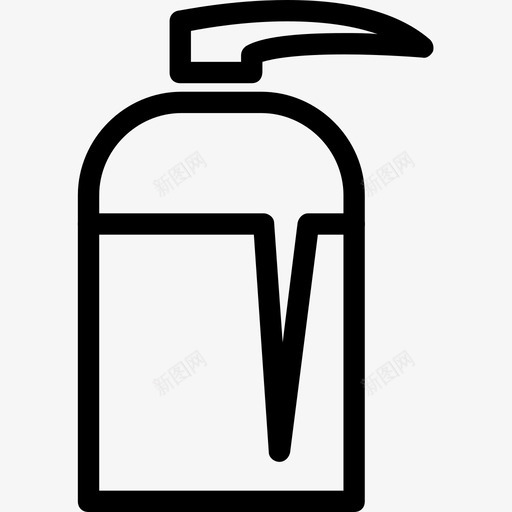 肥皂分配器液体肥皂洗发水图标svg_新图网 https://ixintu.com 洗发水 液体肥皂 液体肥皂分配器 肥皂分配器