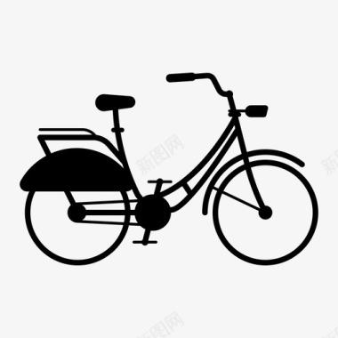 自行车运动锻炼图标图标
