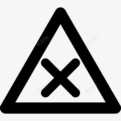 警告有害标志标志基本应用图标svg_新图网 https://ixintu.com 基本应用 标志 警告有害标志