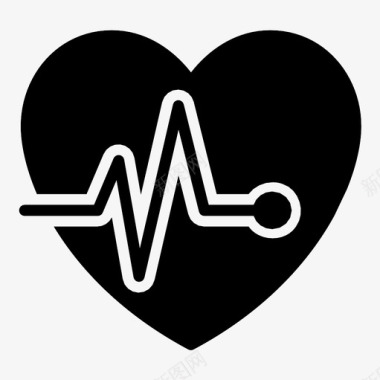 心脏病学医疗保健健康图标图标