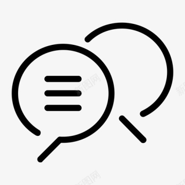 语音气泡短信通话图标图标