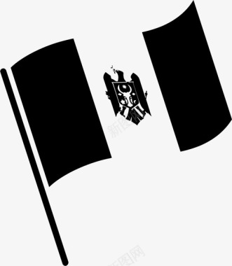 摩尔多瓦国旗符号代表图标图标