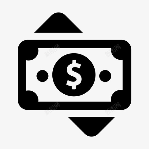 美元钞票付款纸币图标svg_新图网 https://ixintu.com 付款 现金 纸币 美元 美元钞票 货币 金融