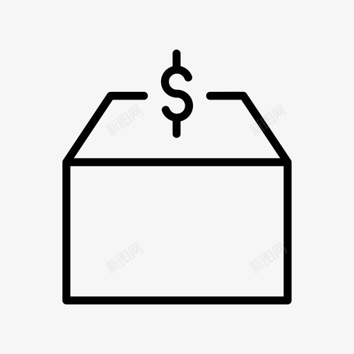 产品运输包装图标svg_新图网 https://ixintu.com 交易 产品 包装 商业 市场 报价 美元 运输 金融 银行和金融卷1