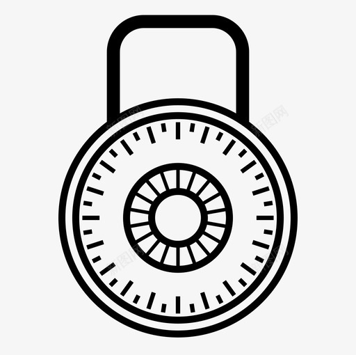 锁安全保存图标svg_新图网 https://ixintu.com 保存 保护 安全 密码 挂锁 锁 锁定