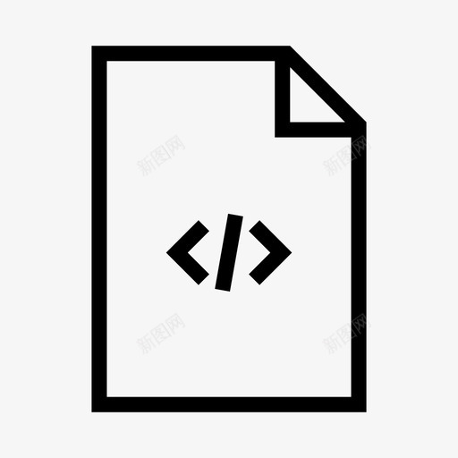 代码文件类型脚本图标svg_新图网 https://ixintu.com html xml 代码文件 保存 文档 类型 编程 脚本 行 角度文件文件夹