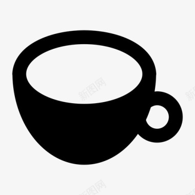 咖啡马克杯早晨图标图标