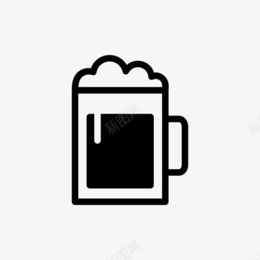 啤酒聚会啤酒杯图标图标