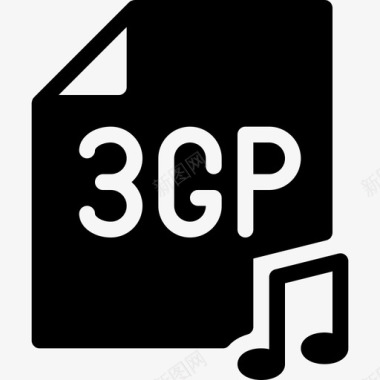 3gp医生音乐-实心图标图标