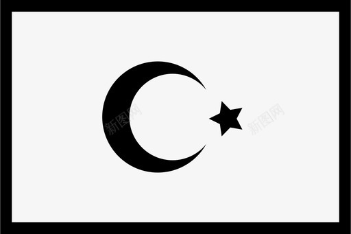 土耳其国旗胜利标志物体图标svg_新图网 https://ixintu.com 世界 国家 土耳其国旗 材料 物体 物品 胜利标志 轮廓世界旗帜
