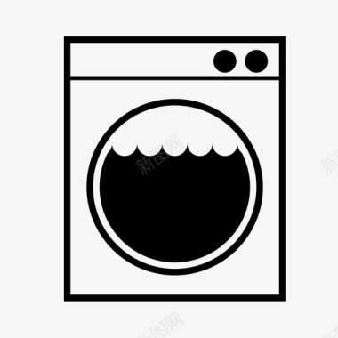 水洗机图标图标